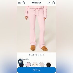 Hollister Waffle Bootcut Pants